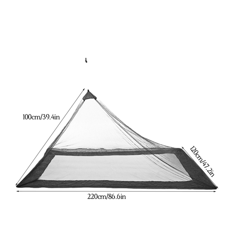 Cheap Goat Tents Single Outdoor Net Tent Triangle Anti insect Camping Bed Curtain Portable Folding Mesh Canopy Camping Home Travel Casual Tent Tents 